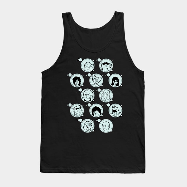 Papercuts from Scripts Tank Top by CacklingPumpkins